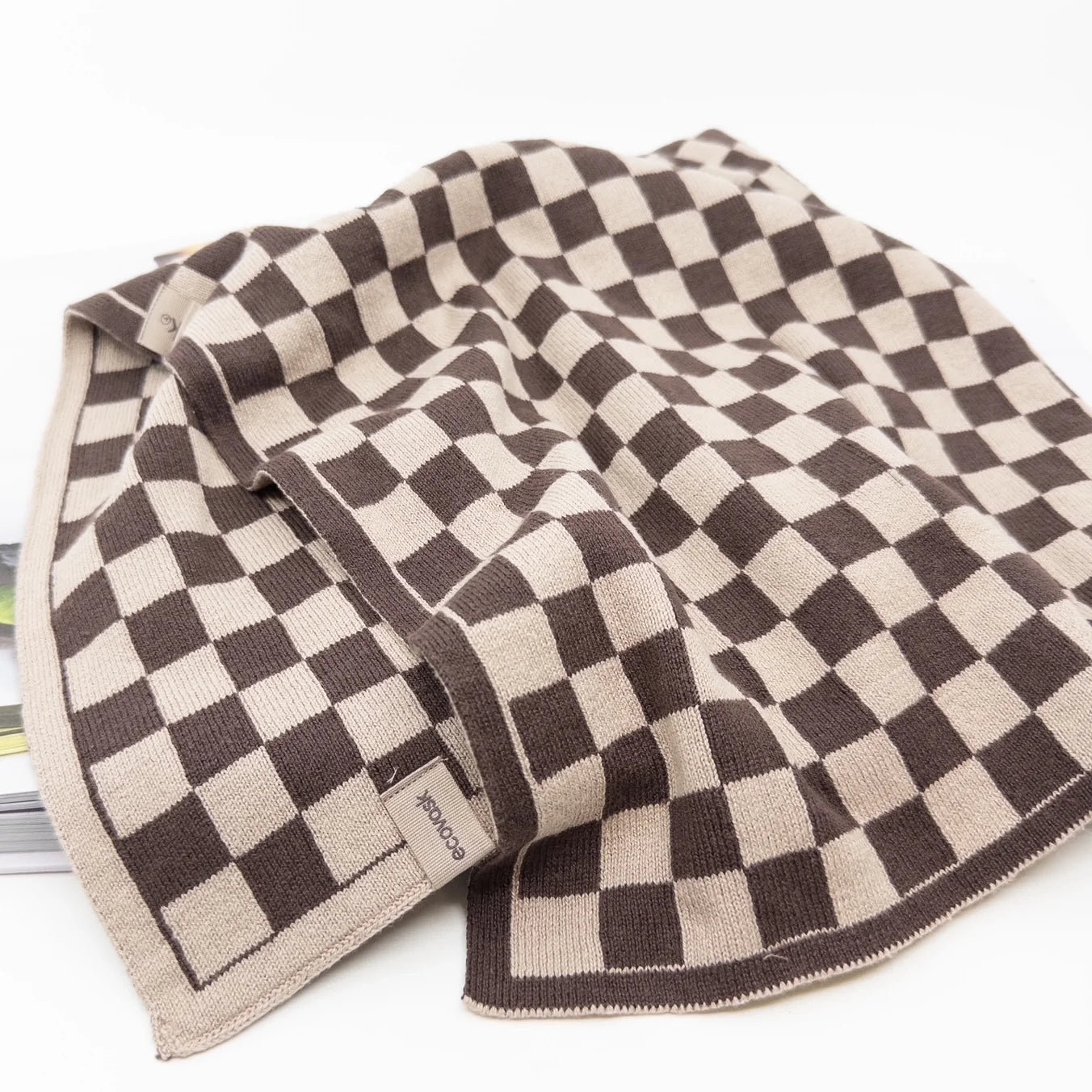 The Ultimate Tea Towel - Chocolate Chequer