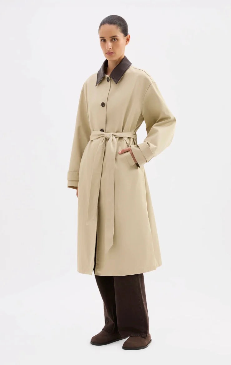 Vanita Car Coat Fawn