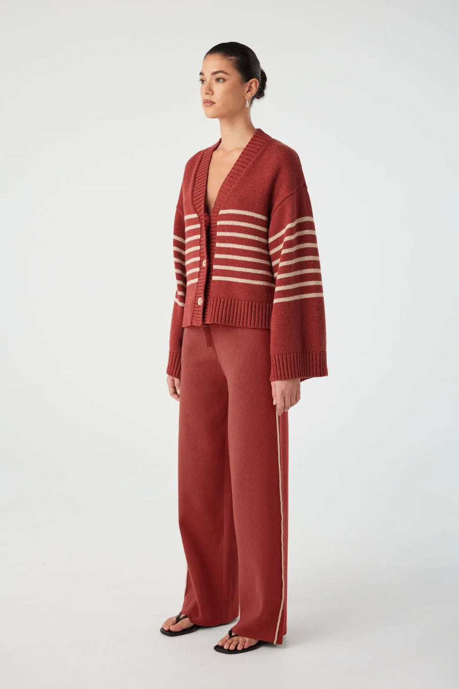 Aiko Cardigan - Half Red
