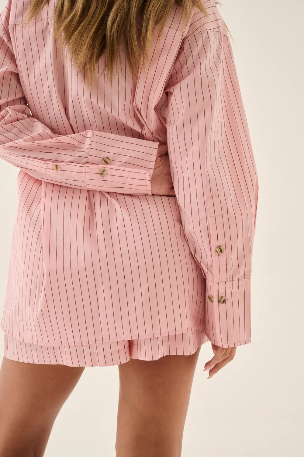 AJJA Pocket Shirt in Blush Pink
