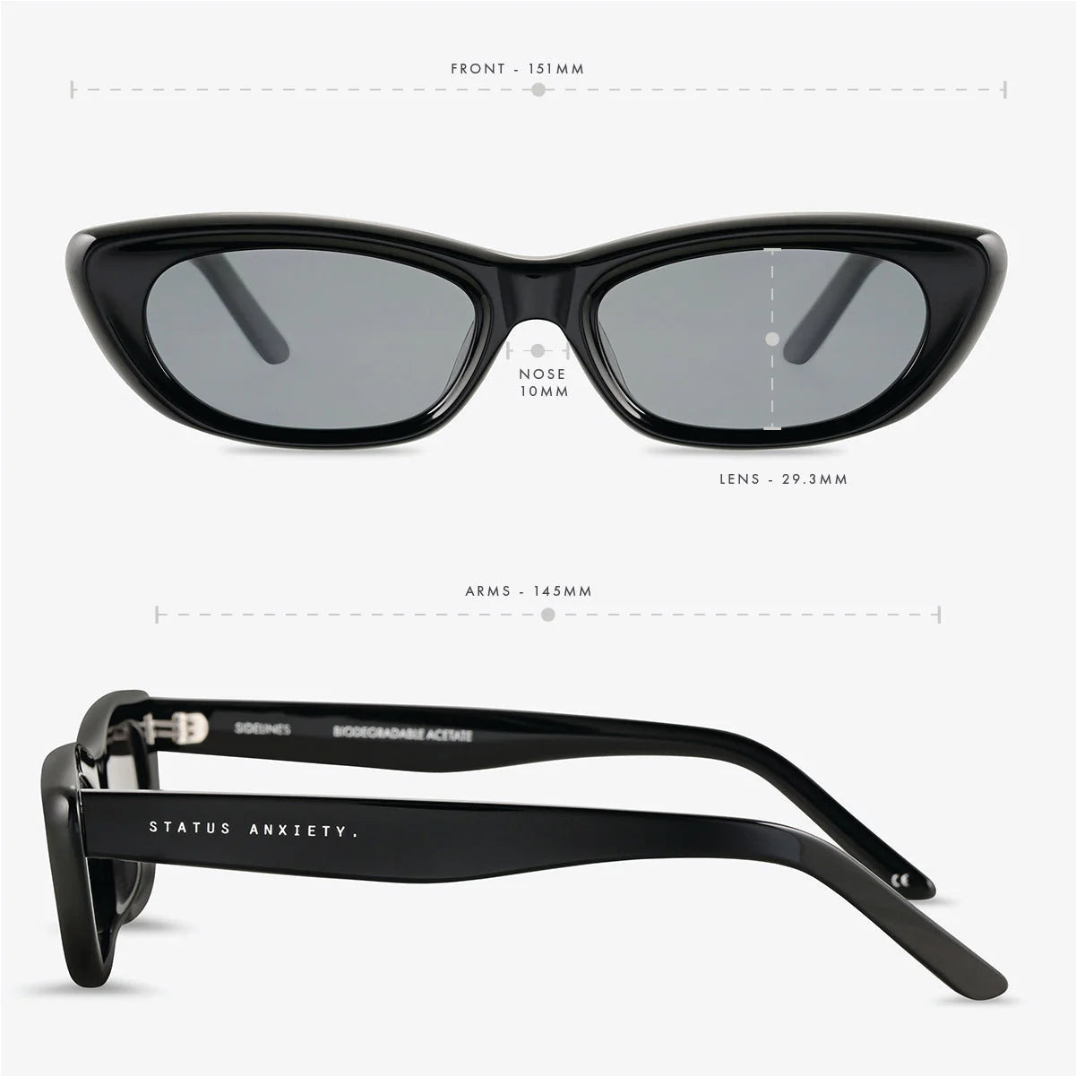 Sidelines Sunglasses Black