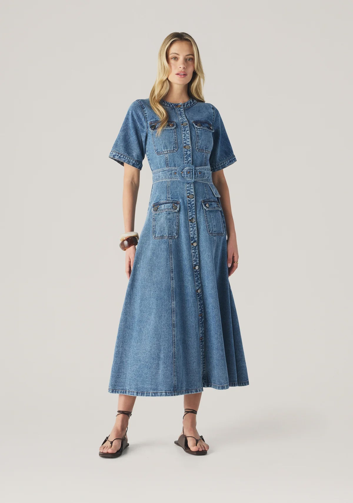 Aveline Denim Dress