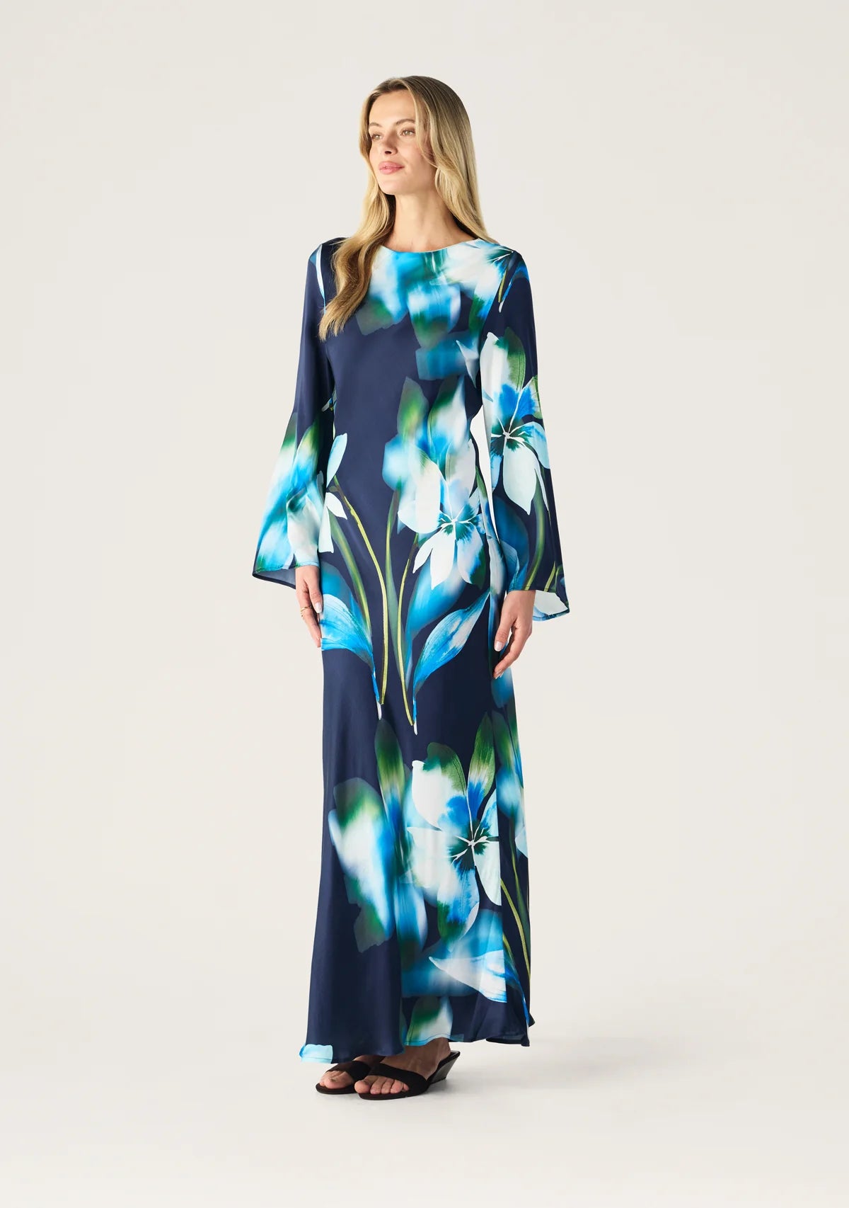 Bloom Print Maxi Dress