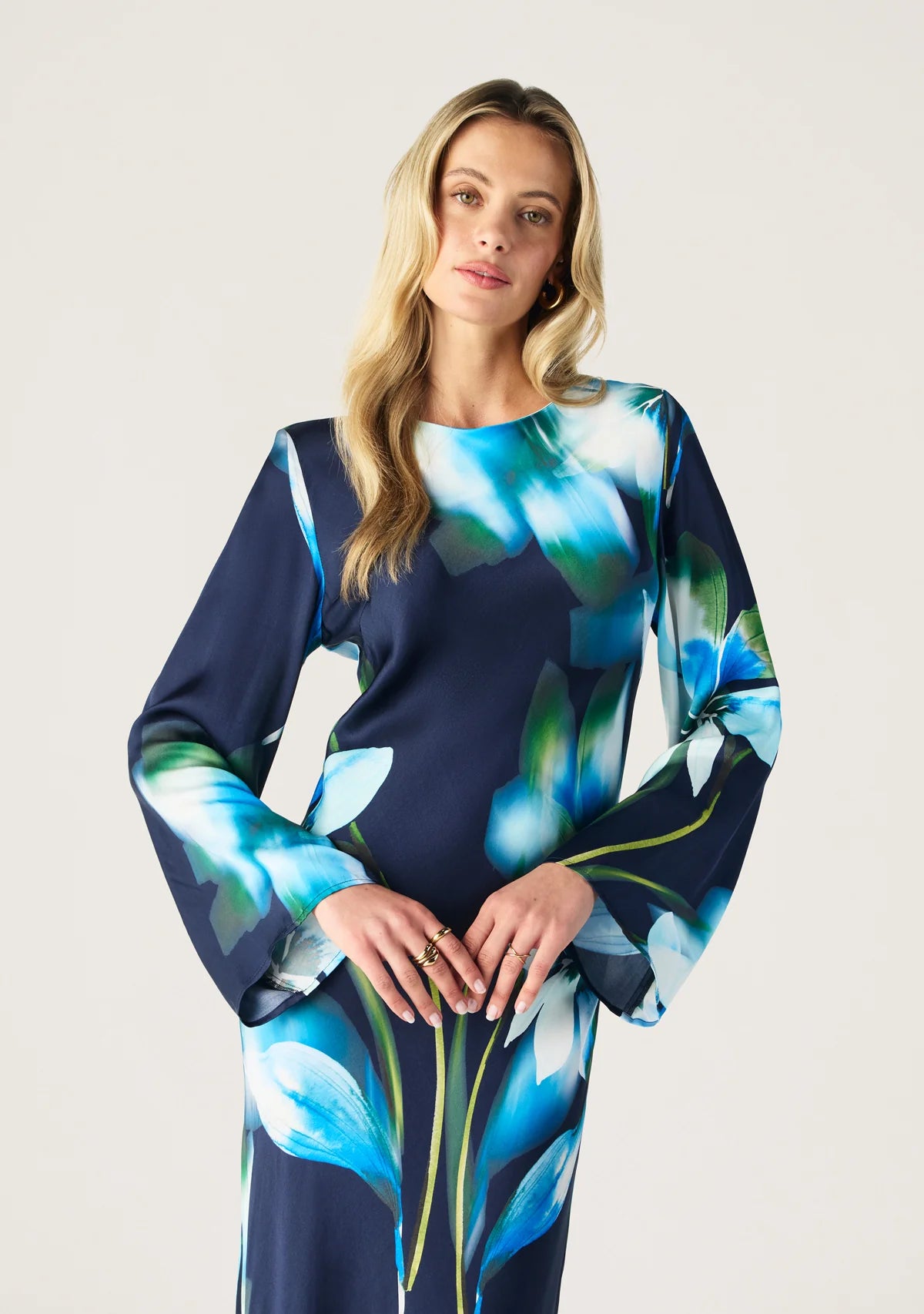 Bloom Print Maxi Dress