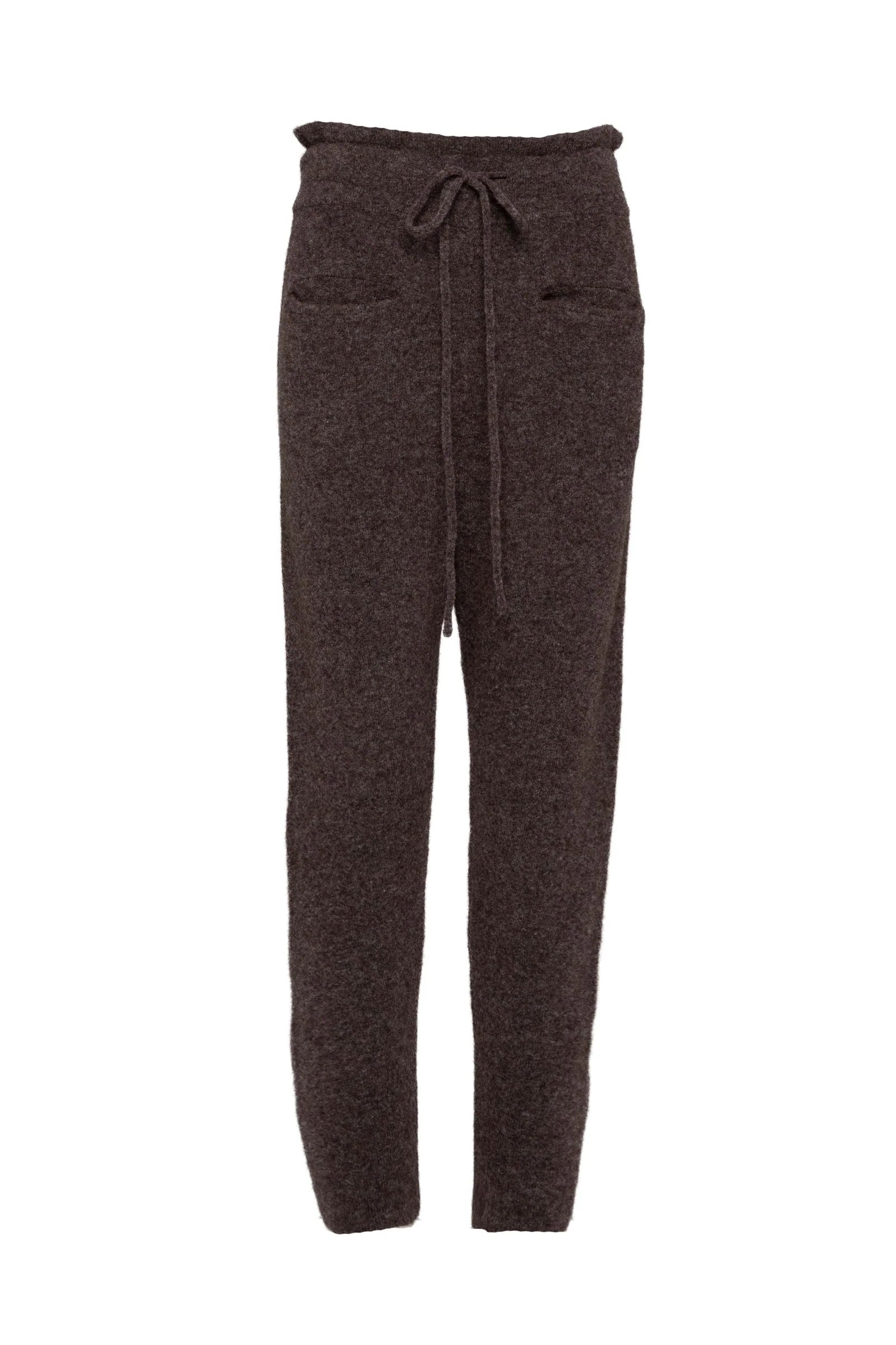 Alpaca Knit Relaxed Drawstring Sweat Pant Palo Espresso