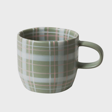 Sage & Blush Check Mug / Cat's Pyjamas