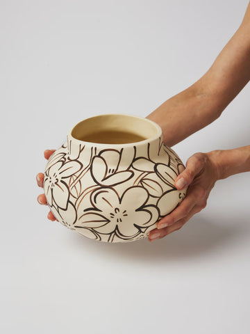 Tender Frangipani Bowl Vase
