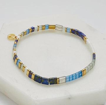 Tile Bracelet - Navy