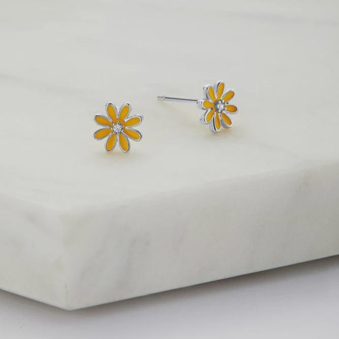 Daisy Stud Earring - Yellow