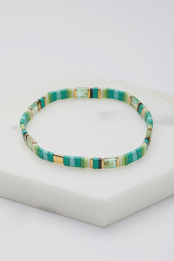 Tile Bracelet - Jade