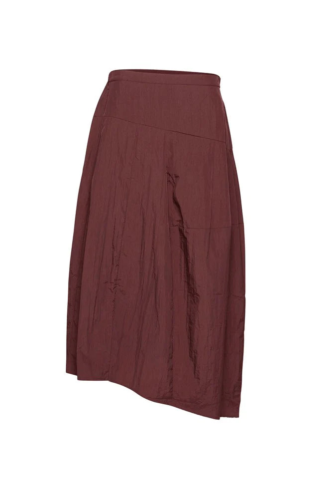 Cocoon Shaped Midi Skirt Notre Merlot