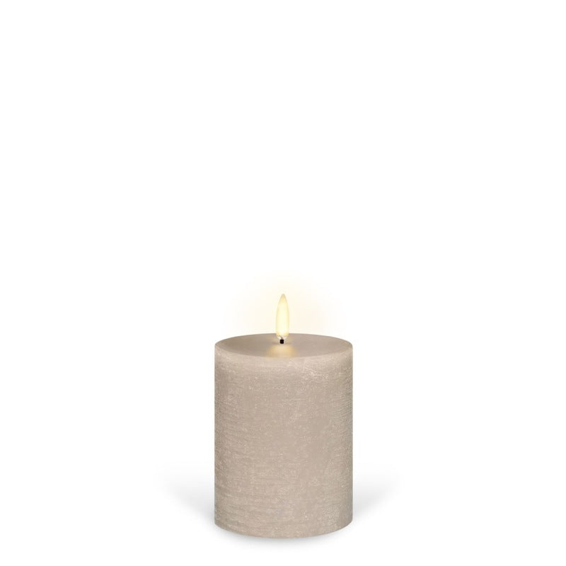 UYUNI Small Classic Pillar Candle - Sandstone