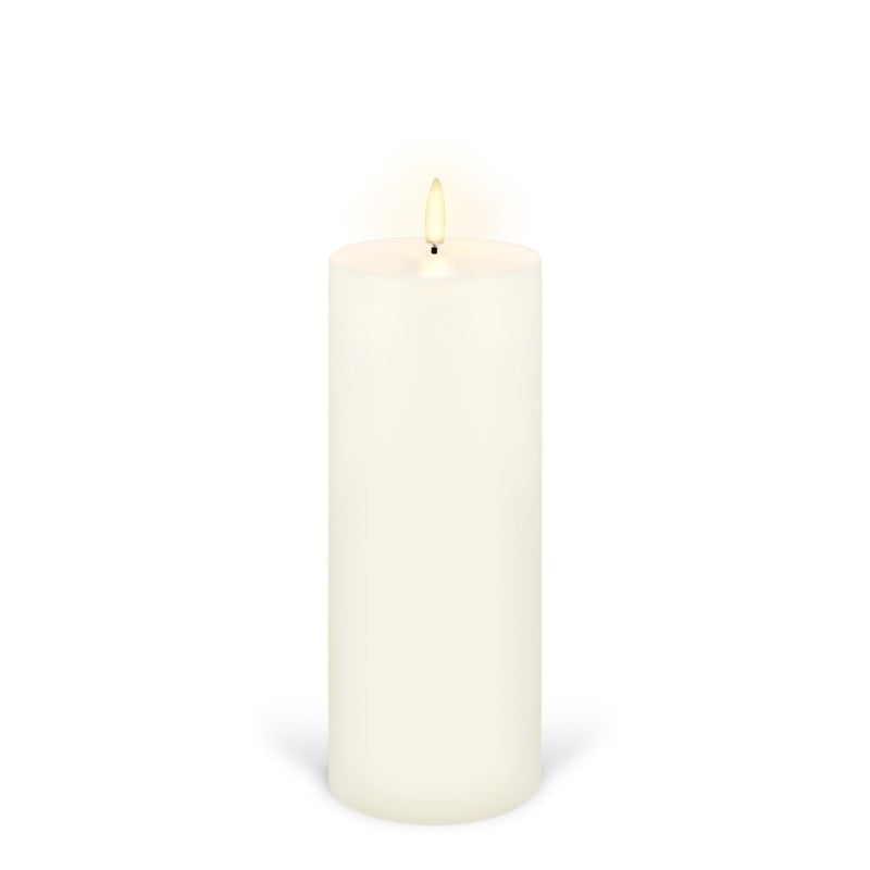 UYUNI Tall Classic Pillar Candle - Nordic White