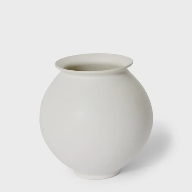 Nakano Medium Round Vase White