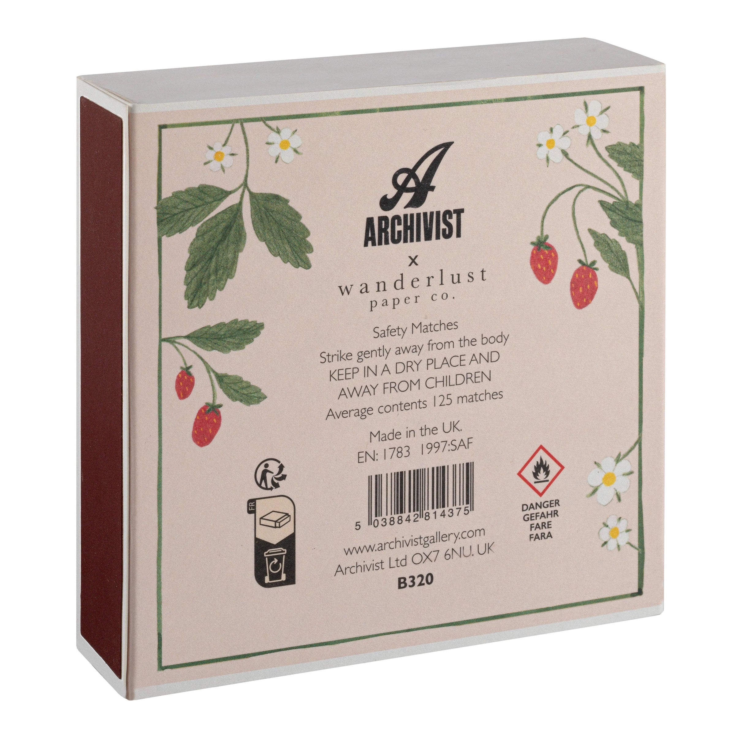 Square Safety Matches