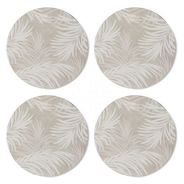 Flores Round Coaster Set 4