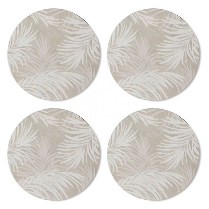 Flores Round Coaster Set 4