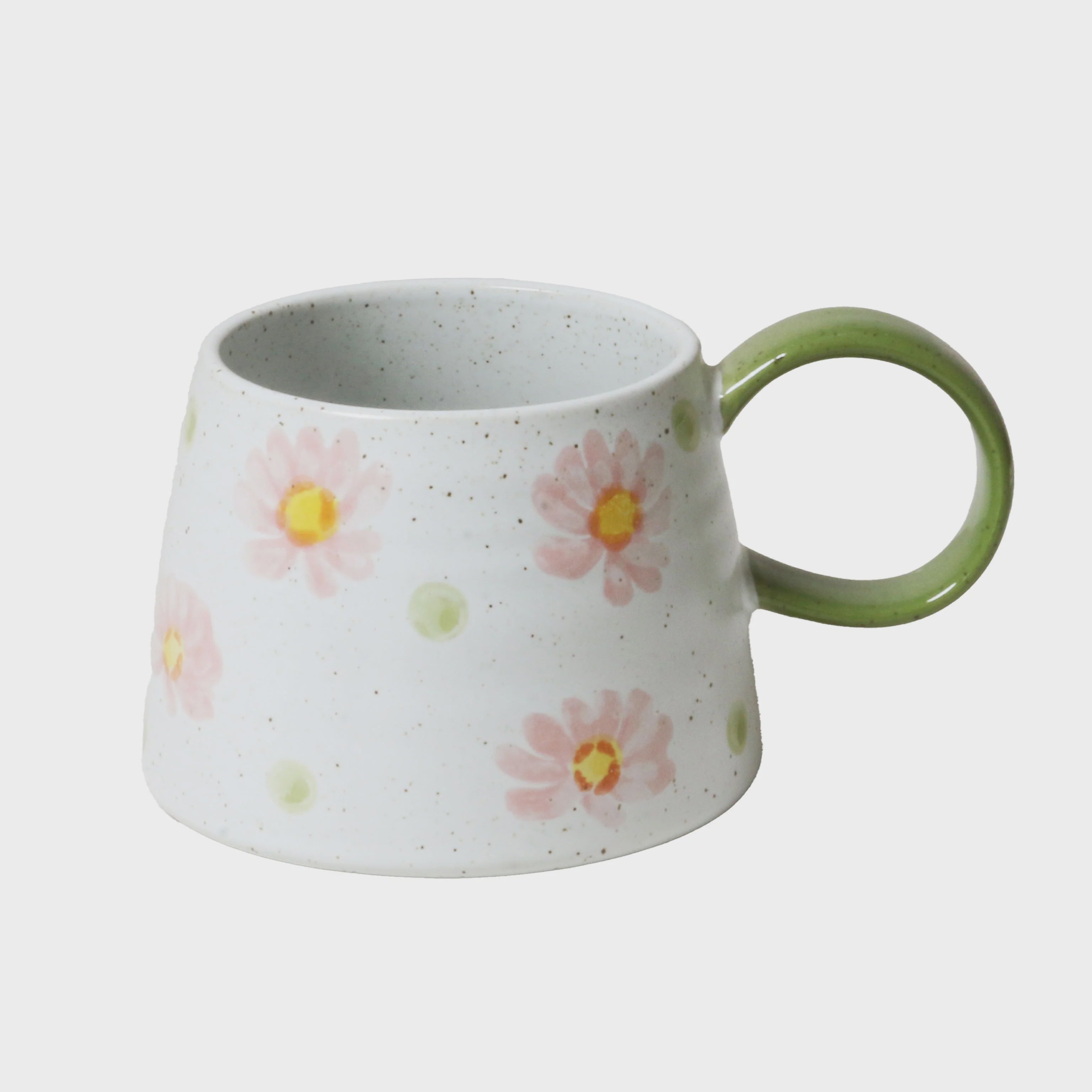 Quinn Large Handled Mug / Flower Garden