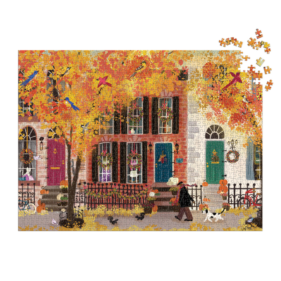 Autumn in the Neighbourhood 1000 Piece Puzzle
