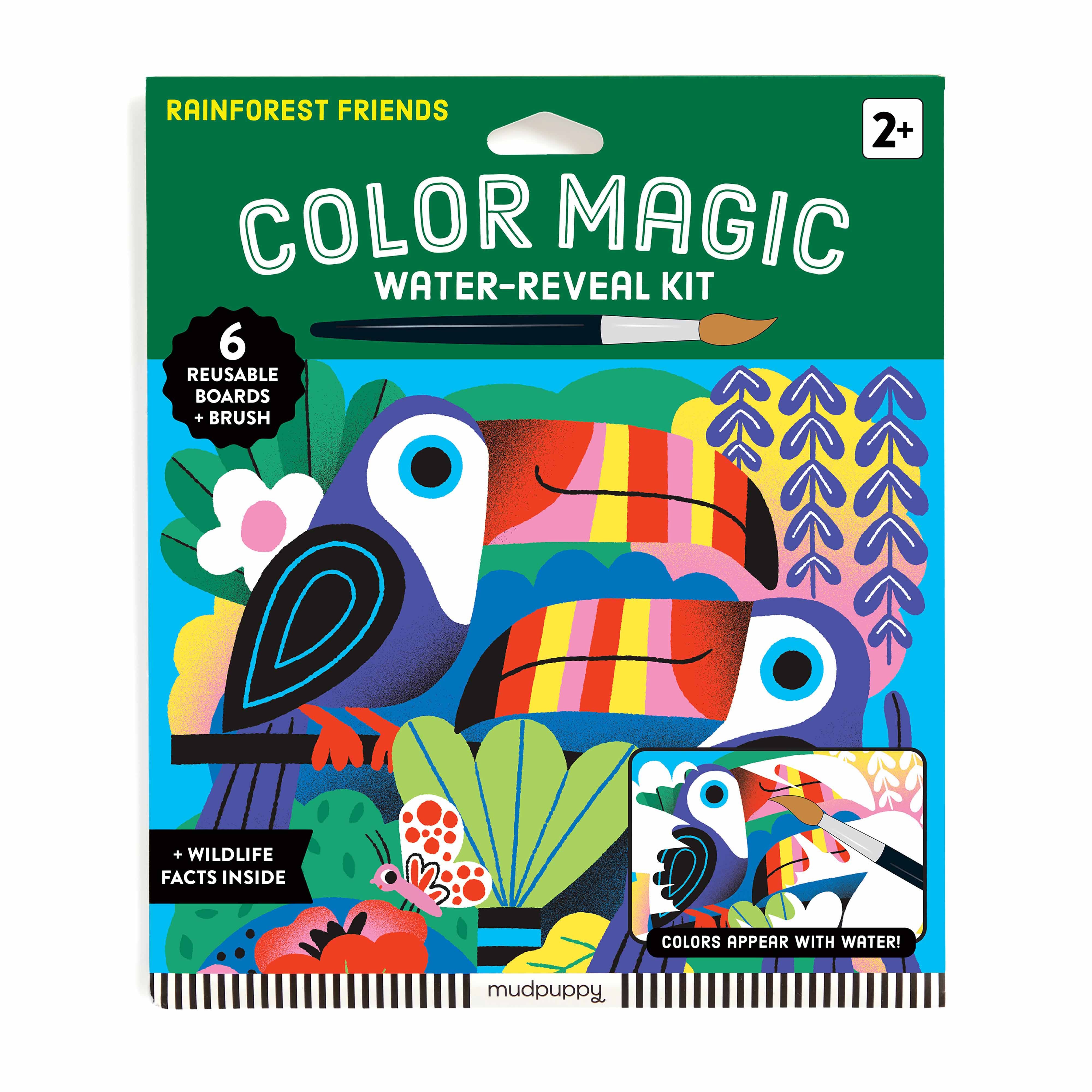 Rainforest Friends – Colour Magic Water Reveal Kit