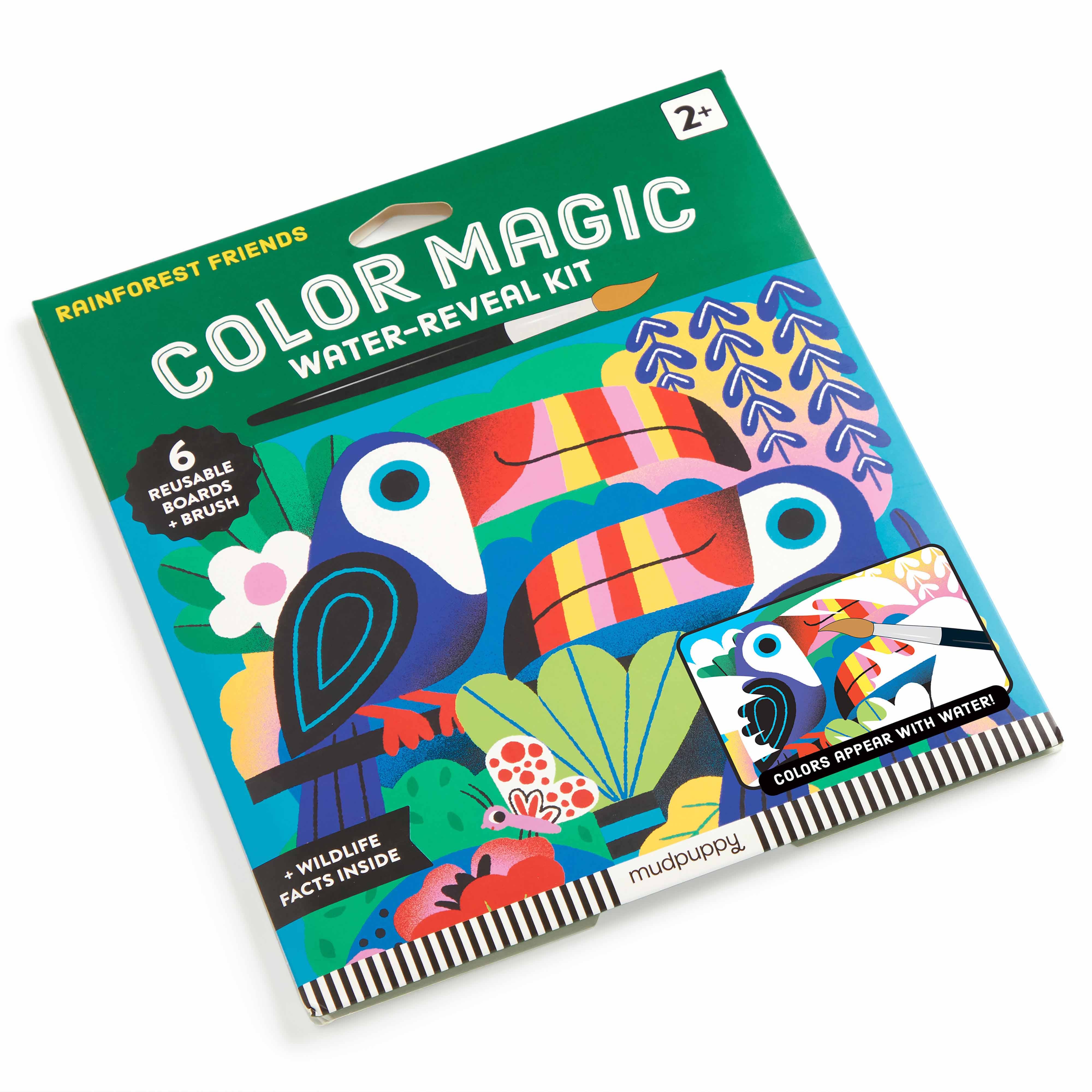 Rainforest Friends – Colour Magic Water Reveal Kit