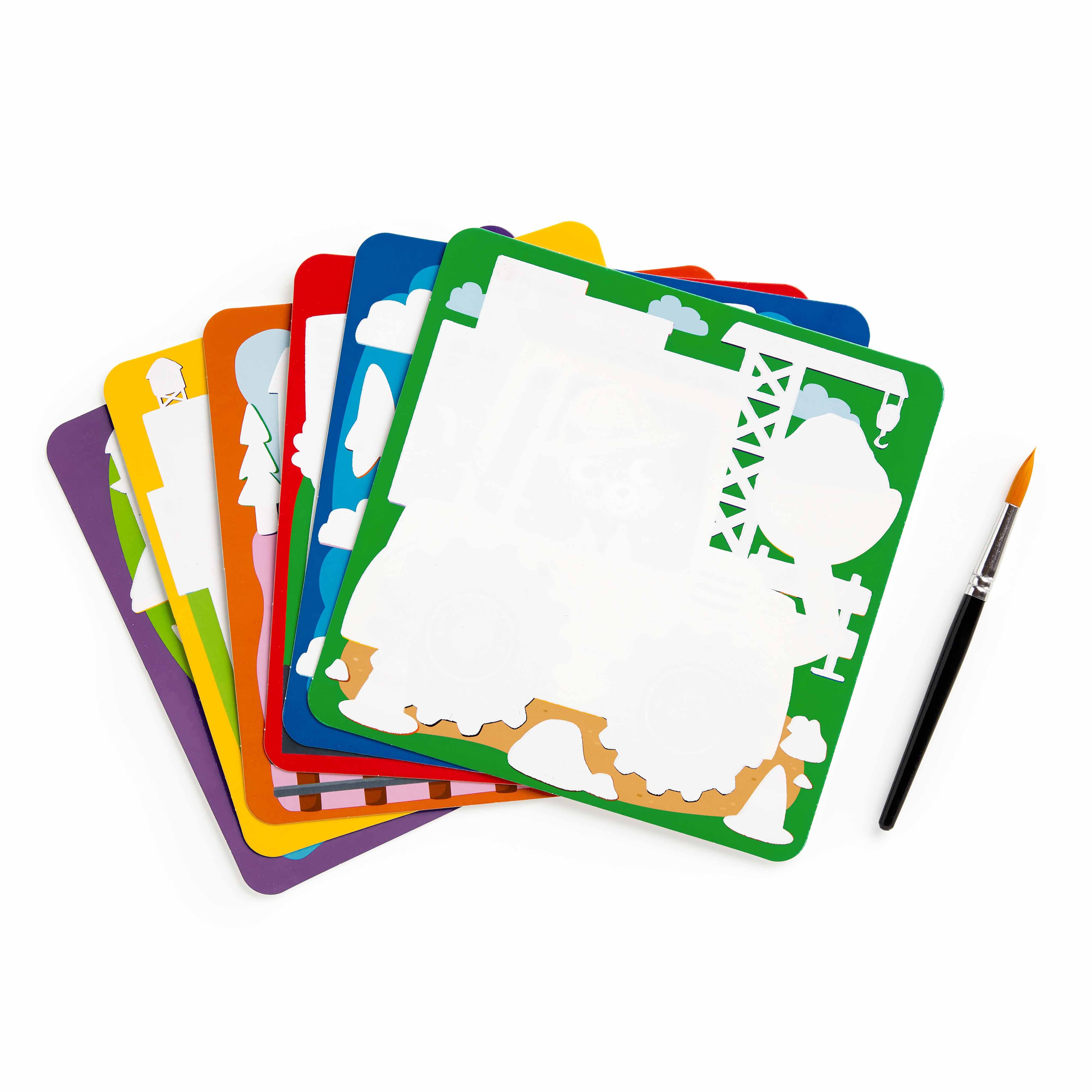 Busy Vehicles Colour Magic Water Reveal Kit