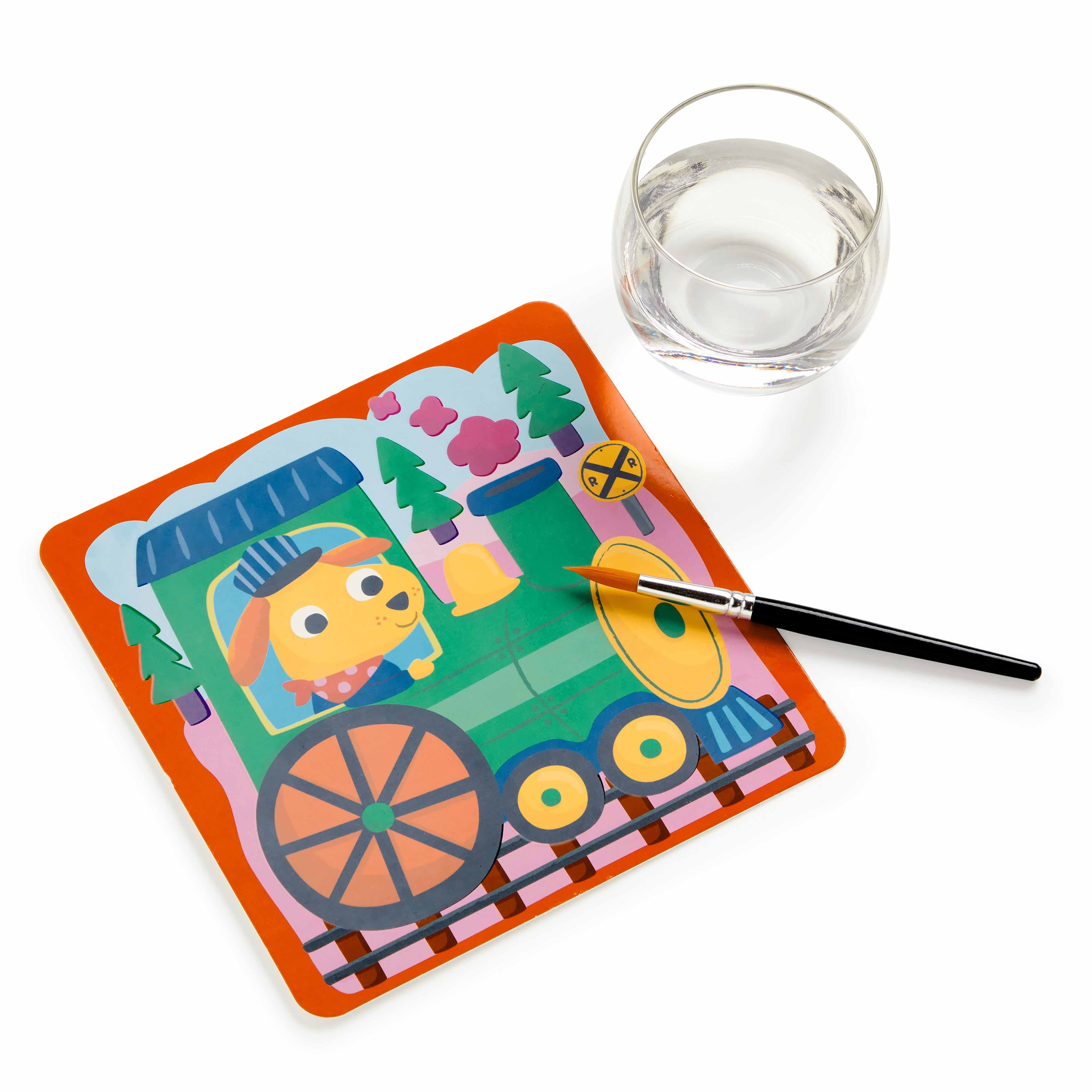 Busy Vehicles Colour Magic Water Reveal Kit