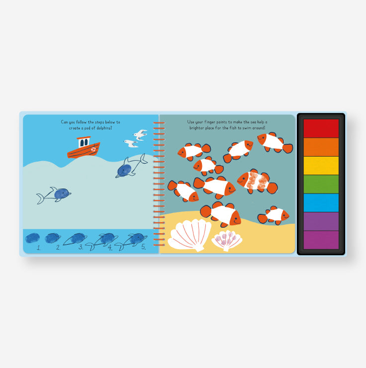 Fingerprint Fun - Ocean