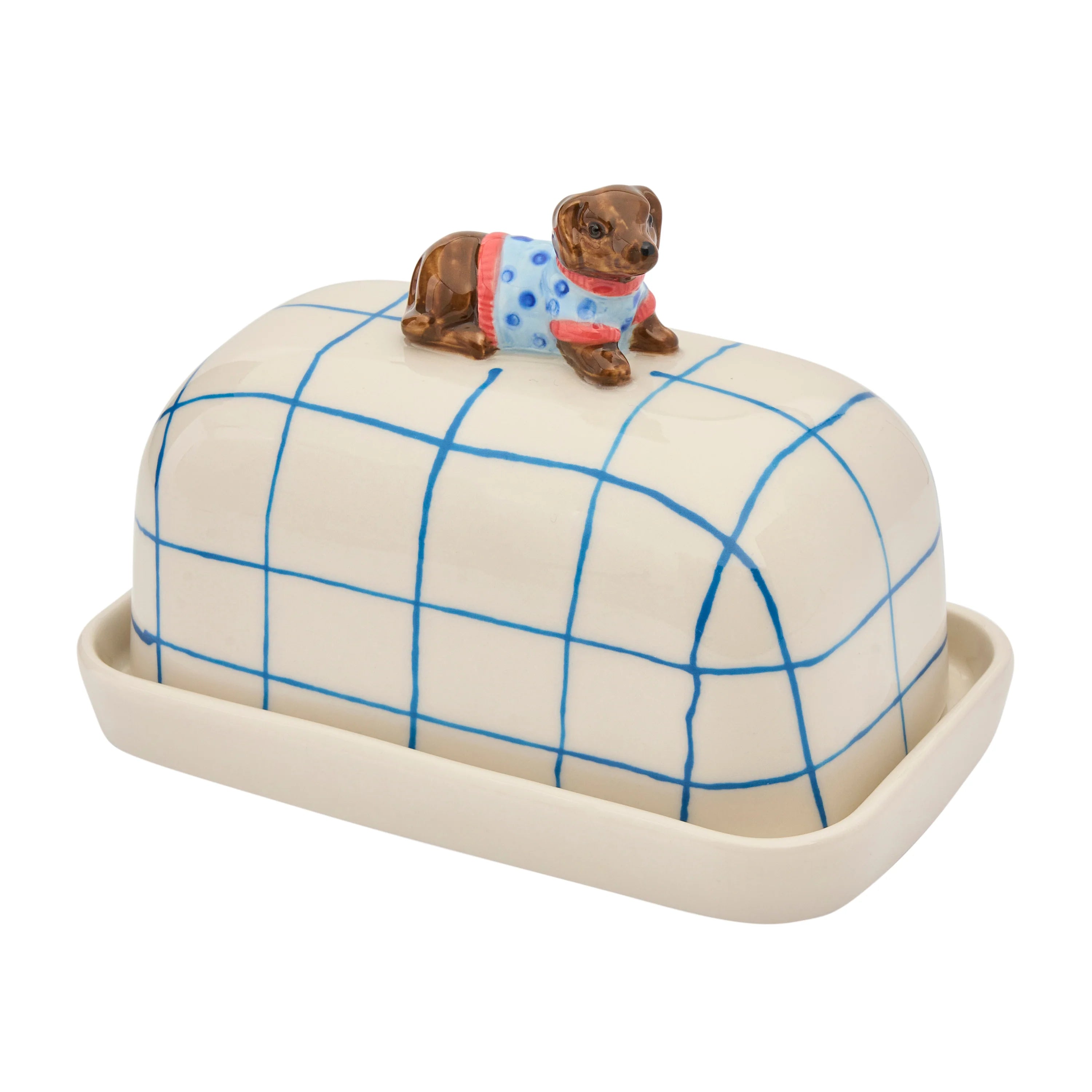 Dachshund Butter Dish / Butter Up
