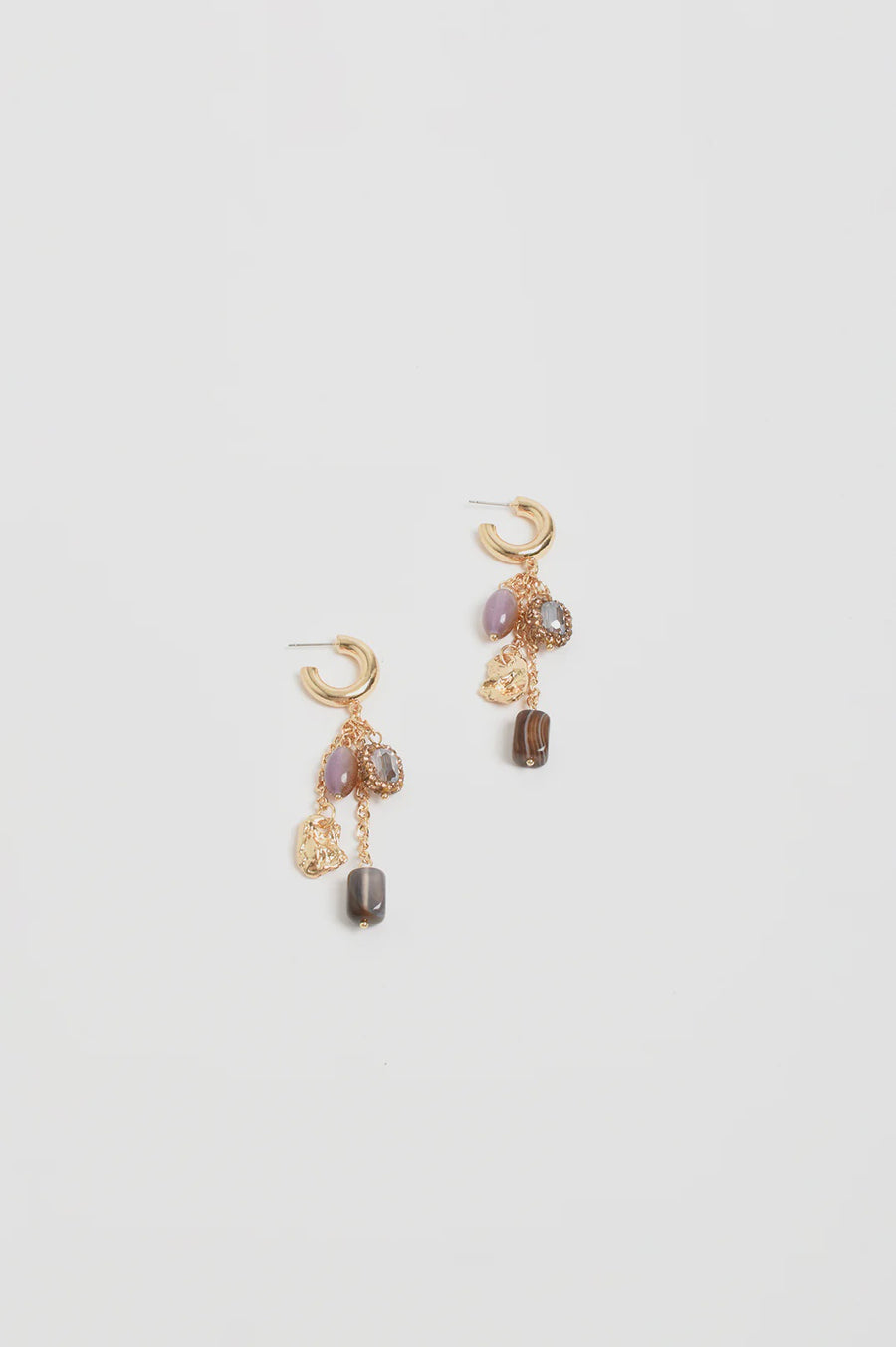 Cluster Drop Hoops