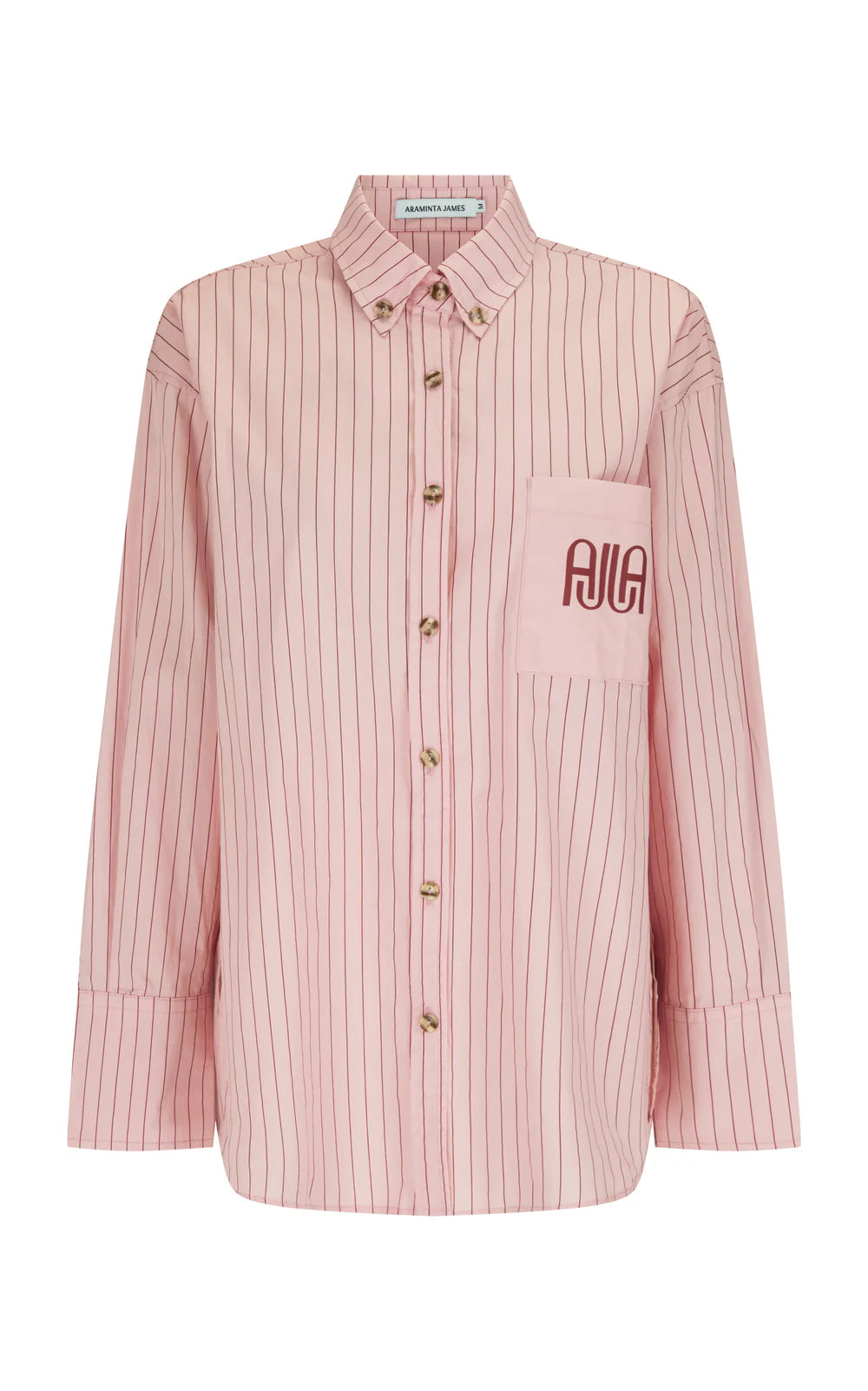 AJJA Pocket Shirt in Blush Pink