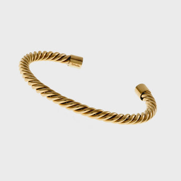 Alexia Twist Cuff Bracelet - Gold Plate