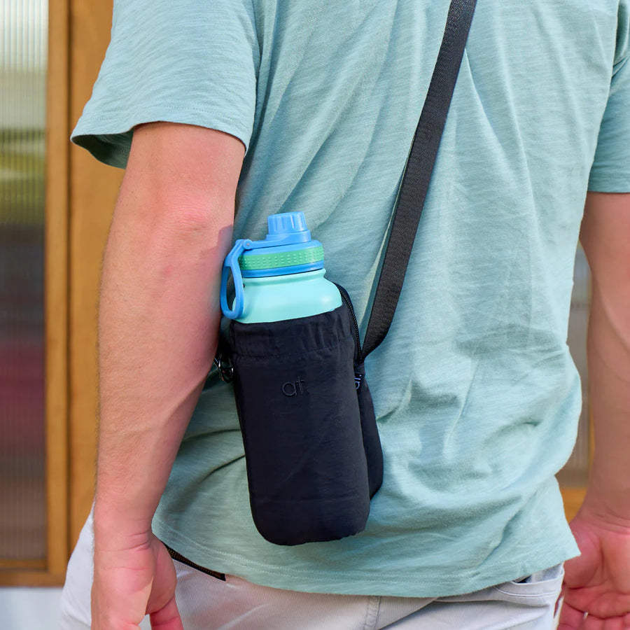 Water Bottle Phone Bag - black