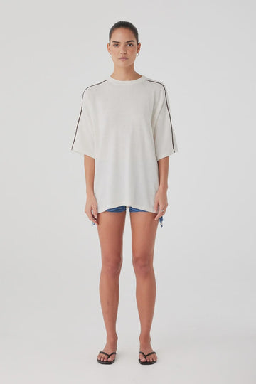 Oversized Linen Tee