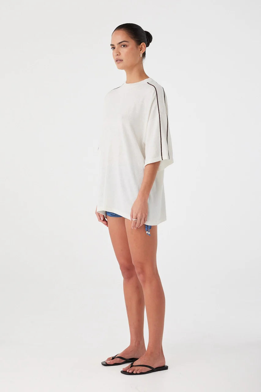 Oversized Linen Tee