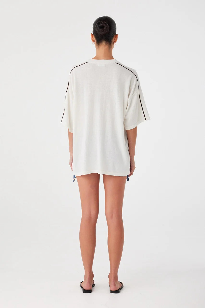 Oversized Linen Tee