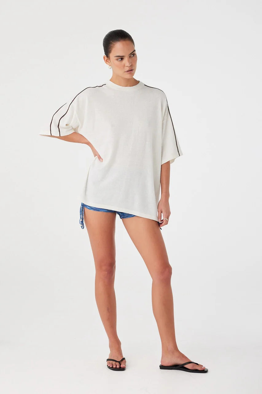 Oversized Linen Tee