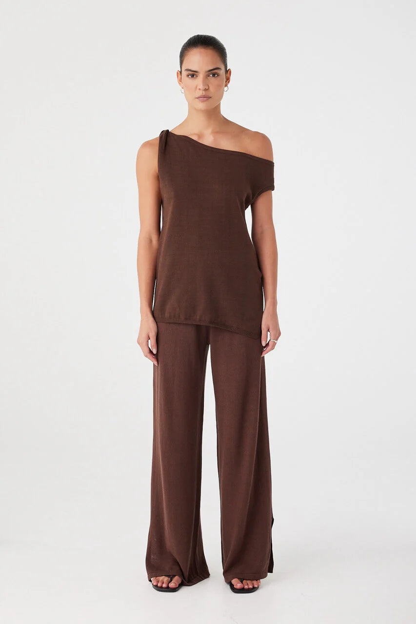 Olympia Asym Top - Espresso