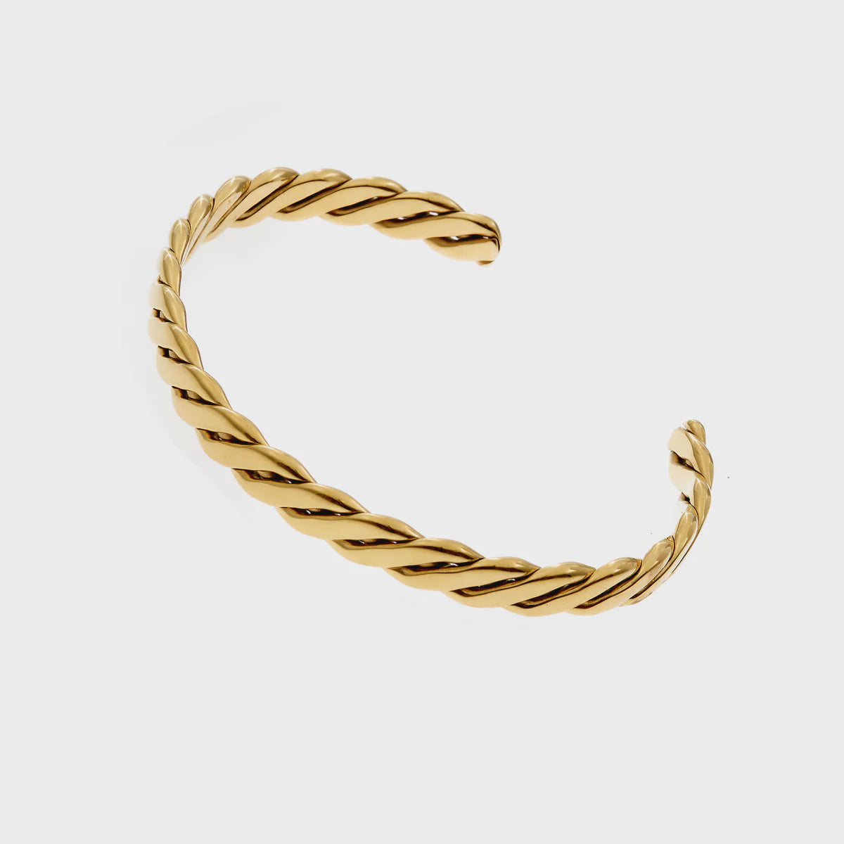 Valentina Gold SS Twist Cuff Bangle