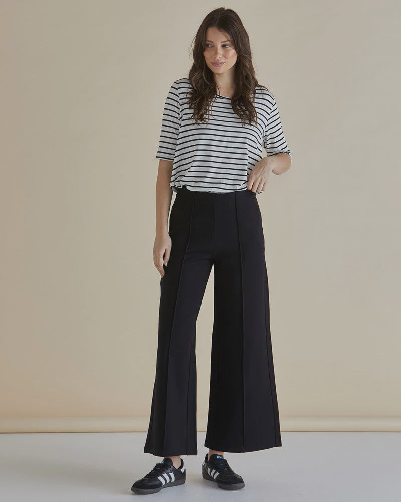 Elodie Wide Leg Ponte Pant