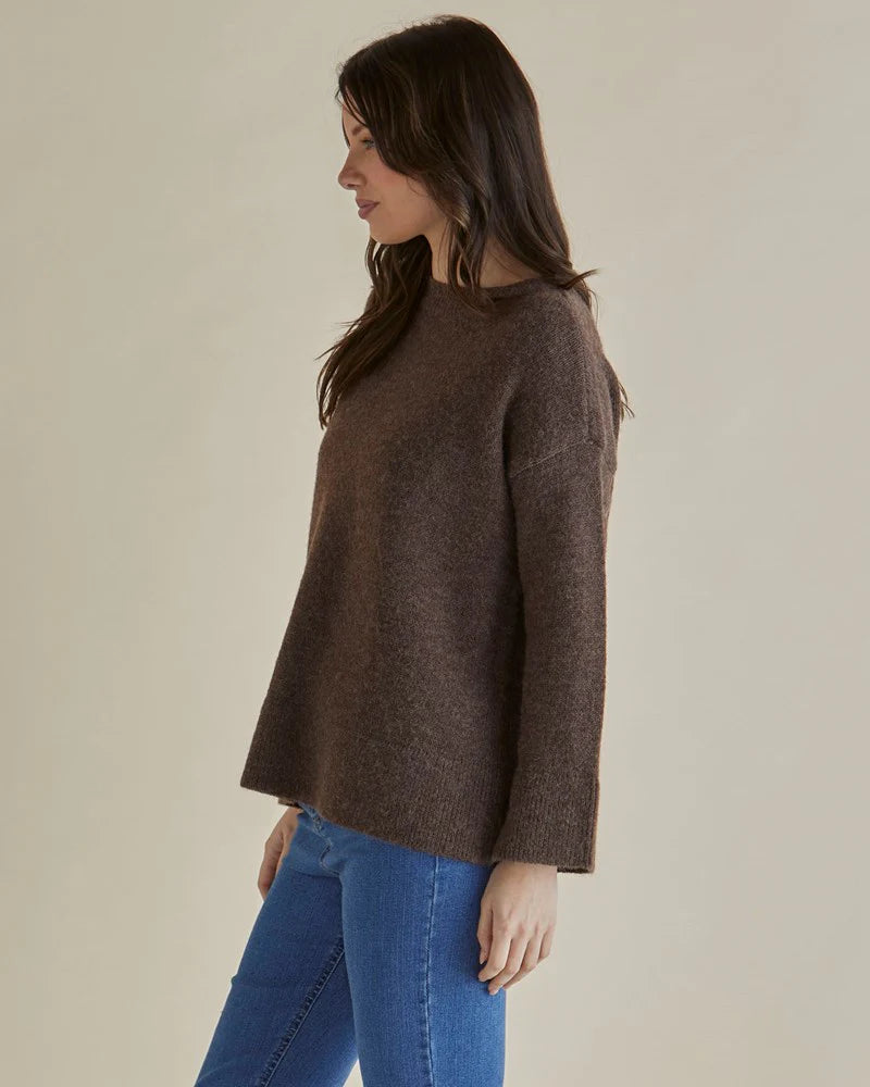 Edith Knit Jumper Brown