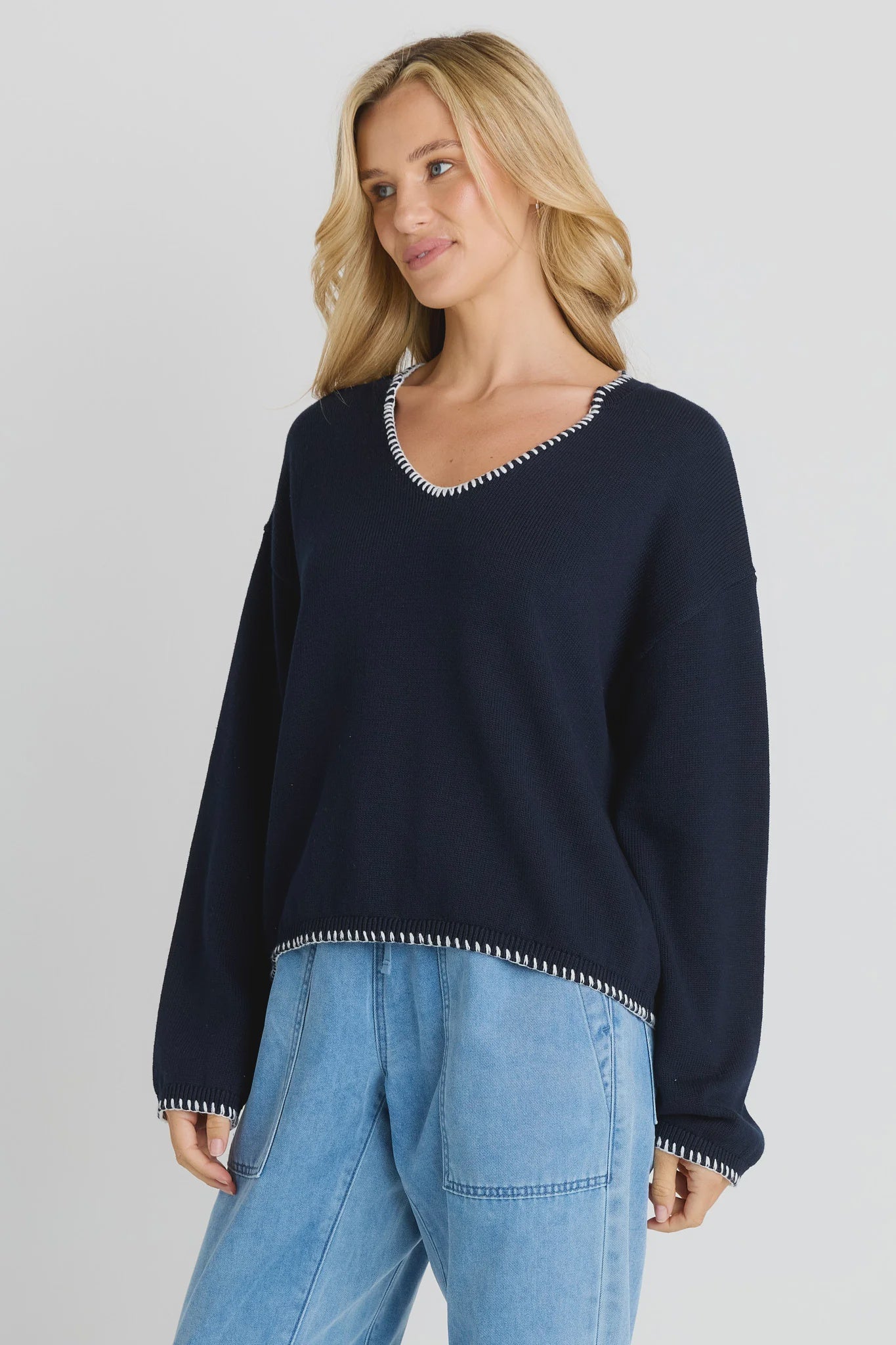 Ascot Stitch Sweater