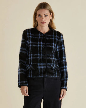 Charlie Check Jacket - Blue Check