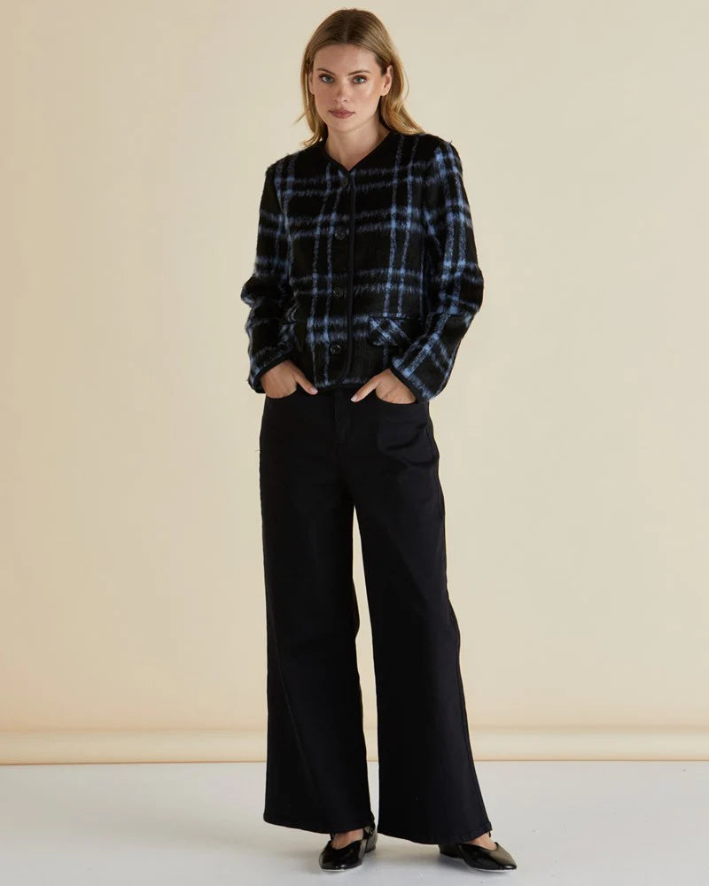 Charlie Check Jacket - Blue Check