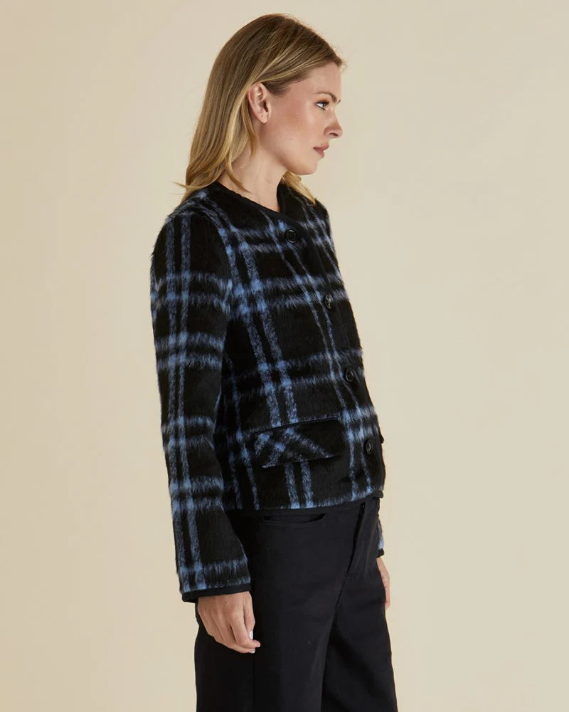Charlie Check Jacket - Blue Check