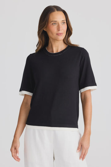 Billie Knit Top Black