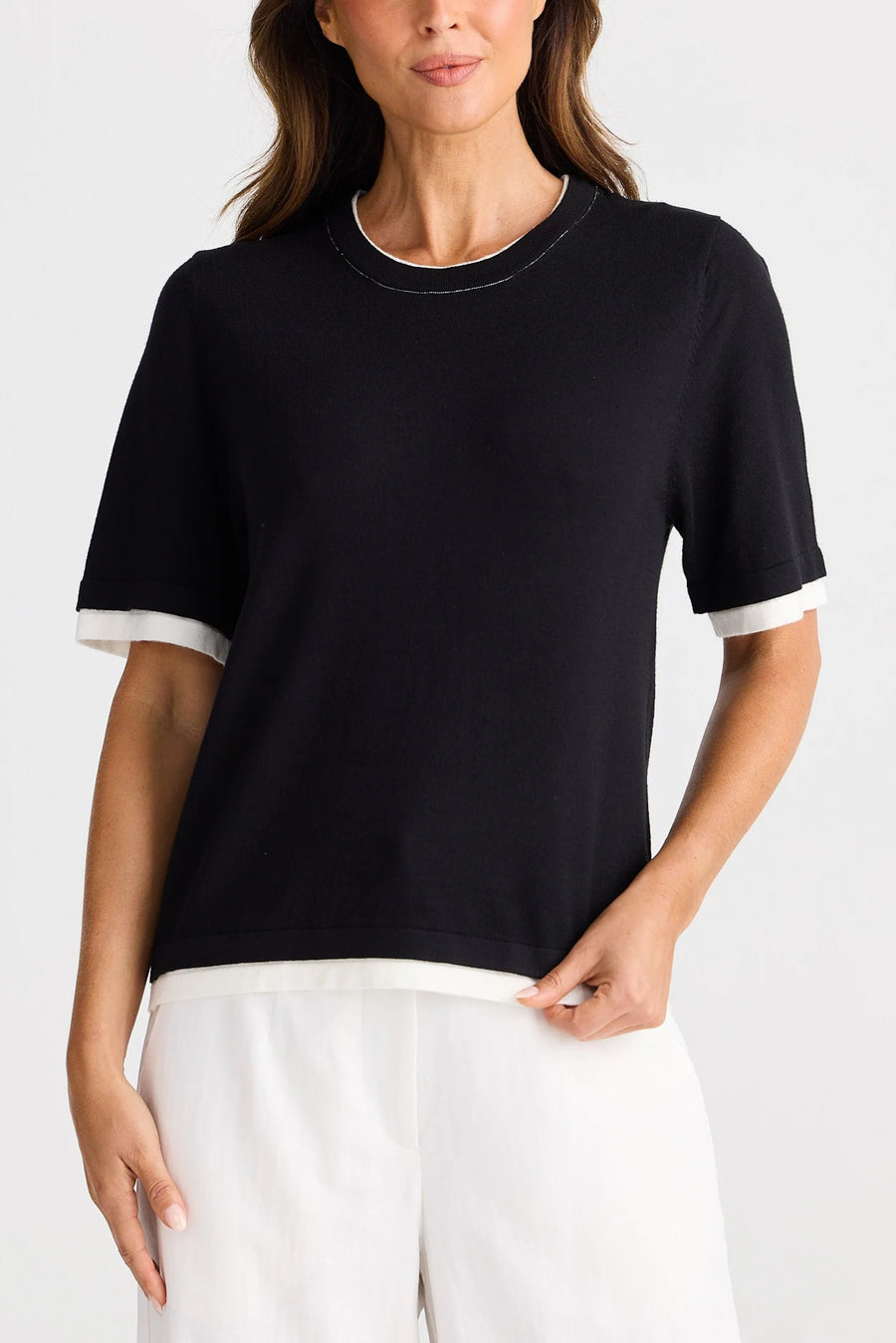 Billie Knit Top Black