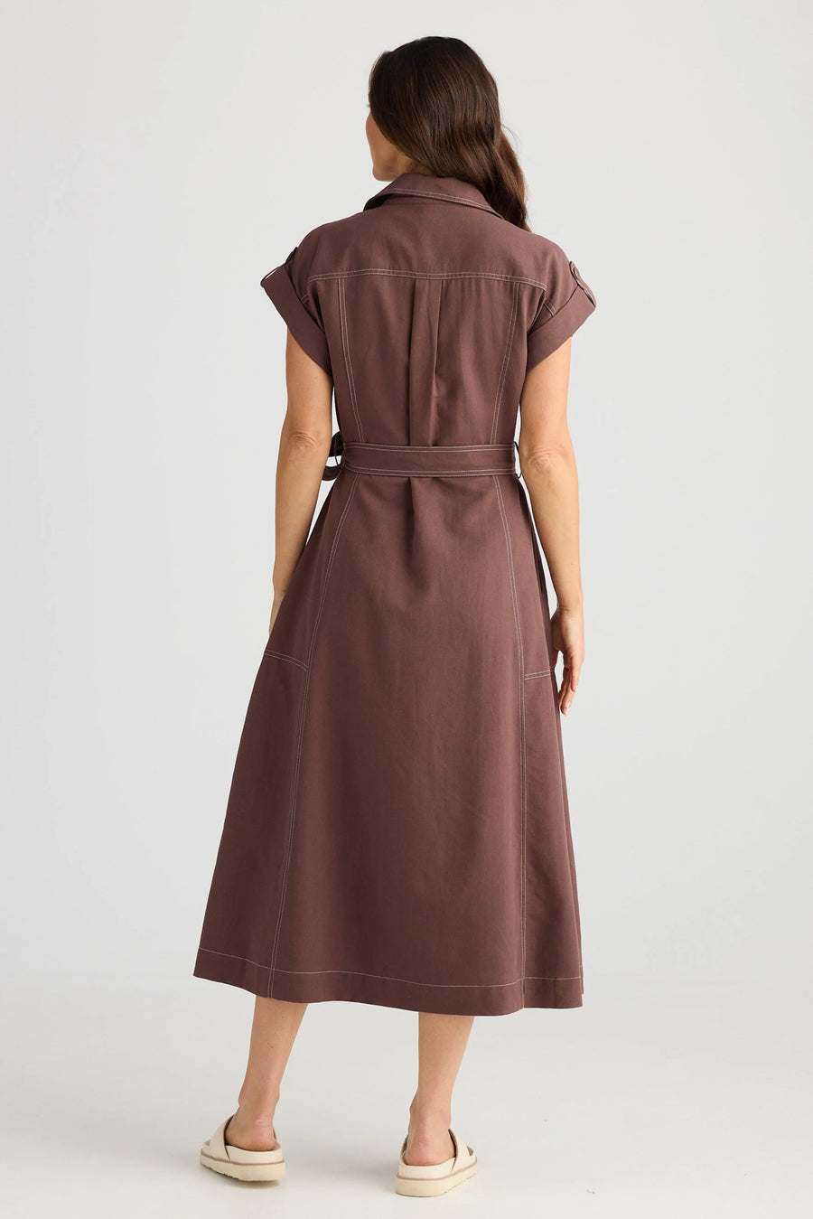 Portia Dress Chocolate
