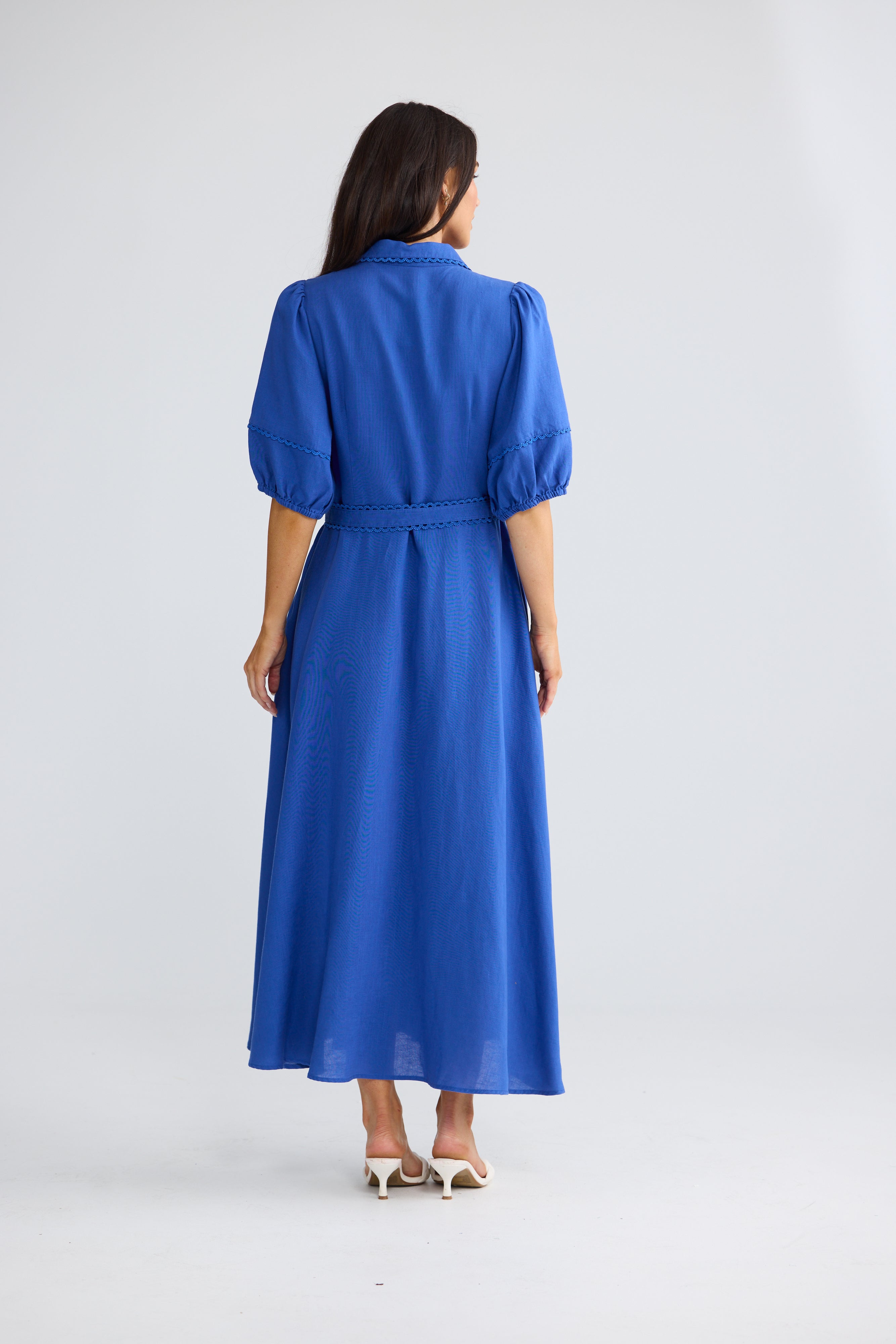 Brynn Midi Dress Colbalt Blue