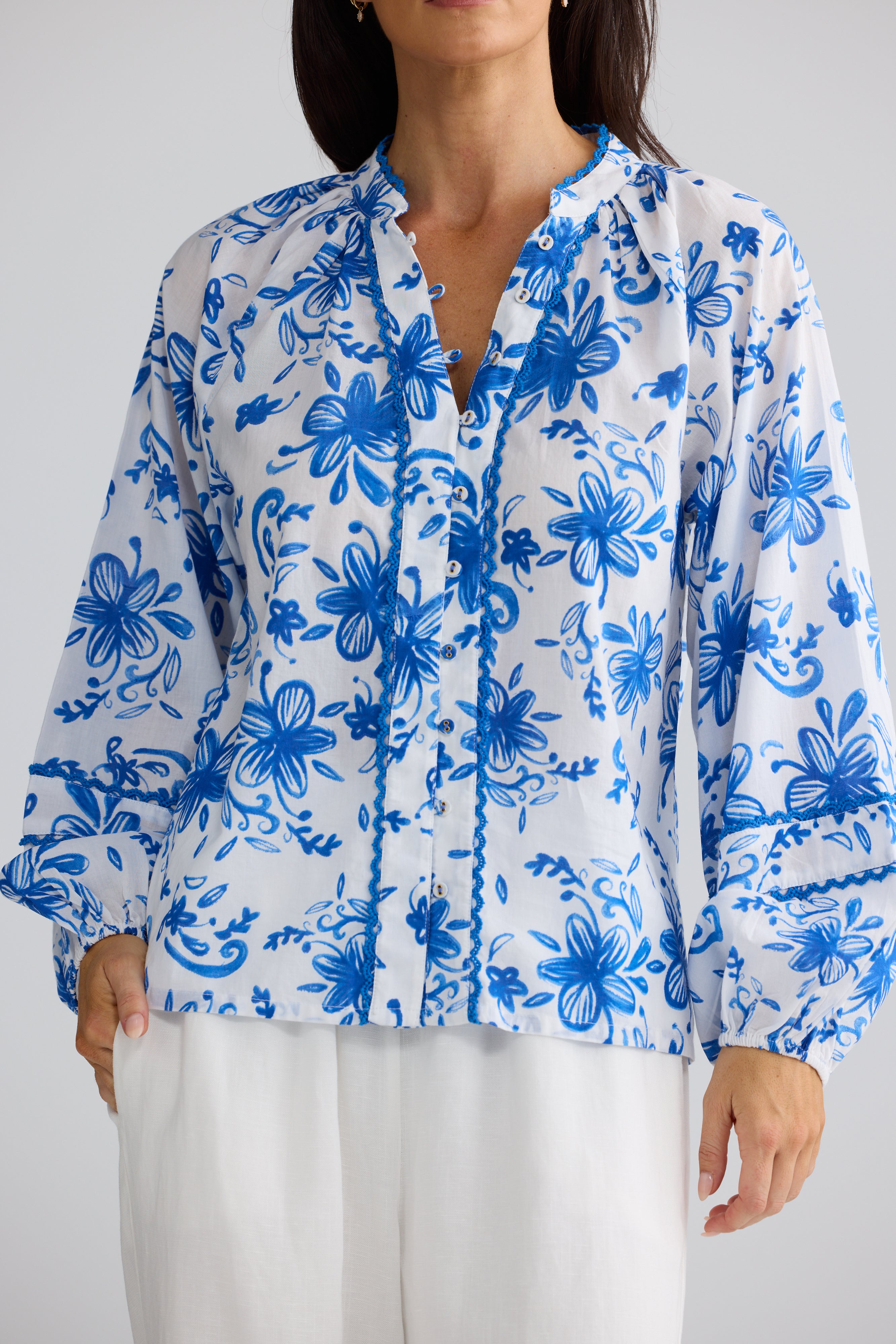Danielle Top Blue Bliss
